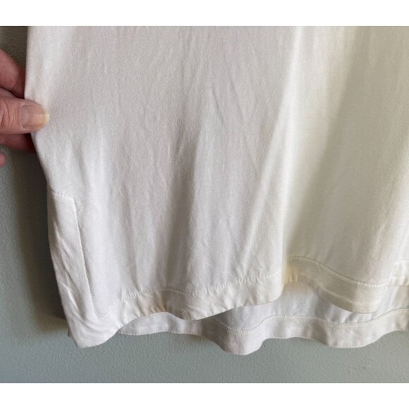 J. Jill Womens White Wearever Long Layering Tank Sz Small Soft Stretch Tunic - Picture 11 of 13